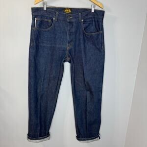 Brave Star Selvage The True Straight jeans Indigo Denim Jeans Cone Mills USA 36